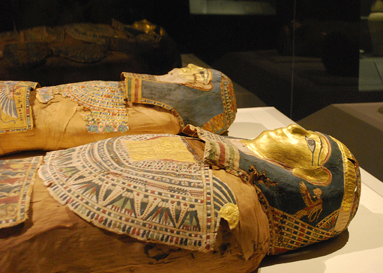 One of the most popular attractions at the Anniston Museum of Natural History is a pair of Egyptian mummies. 