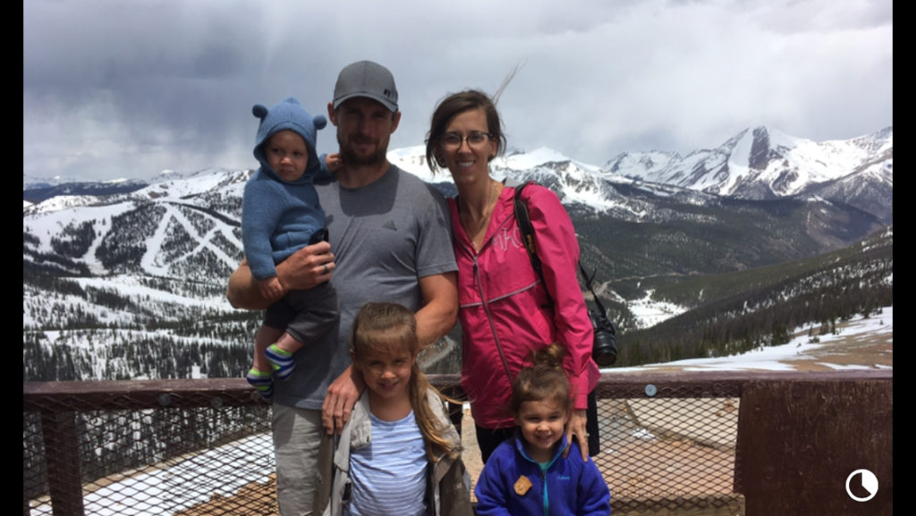 Josiah, Maggie, Stella, Cora and Sage Kemp at the Monarch Pass  Continental Divide in Colorado. SUBMITTED by Maggie Kemp, Brewton.