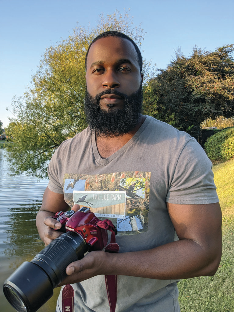 Christopher Joe, owner of Connecting with Birds and Nature Tours.