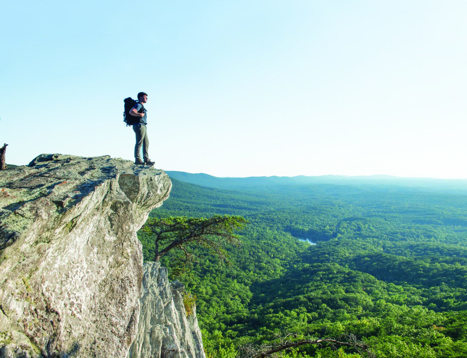 The view from Pulpit Rock at Cheaha State Park.