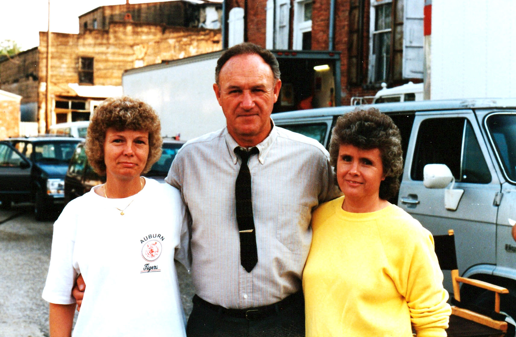 When “Mississippi Burning” was filming in LaFayette, my aunt Linda Davis and my mother Brenda Potts met Gene Hackman during one of his breaks from filming. SUBMITTED by Regina Sanders, Lanett.