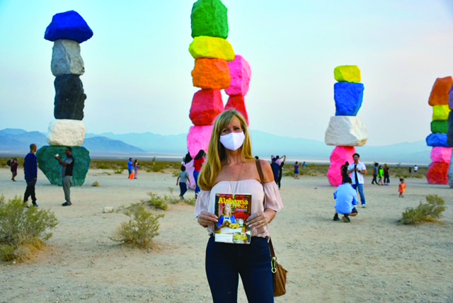 Wendy Hellend of Smiths Station took her magazine to Las Vegas last fall, when she visited  the “Seven Magic Mountains.” She and her husband Frank are members of  Tallapoosa River Electric Cooperative.