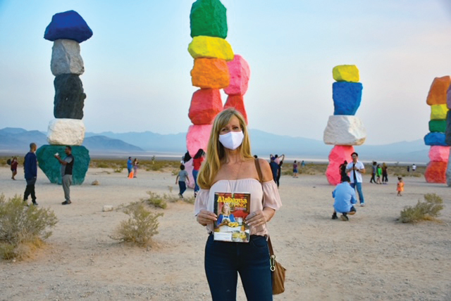 Wendy Hellend of Smiths Station took her magazine to Las Vegas last fall, when she visited the “Seven Magic Mountains.” She and her husband Frank are members of Tallapoosa River Electric Cooperative.