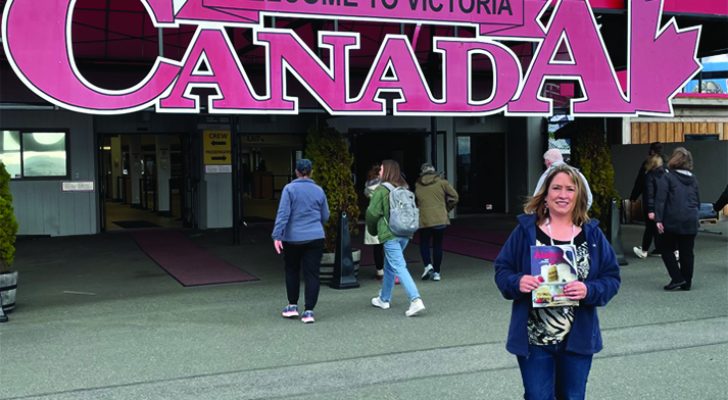 Lisa Lacy of Henagar and a member of Sand Mountain EC, took her magazine on a cruise to Alaska and Victoria Canada.