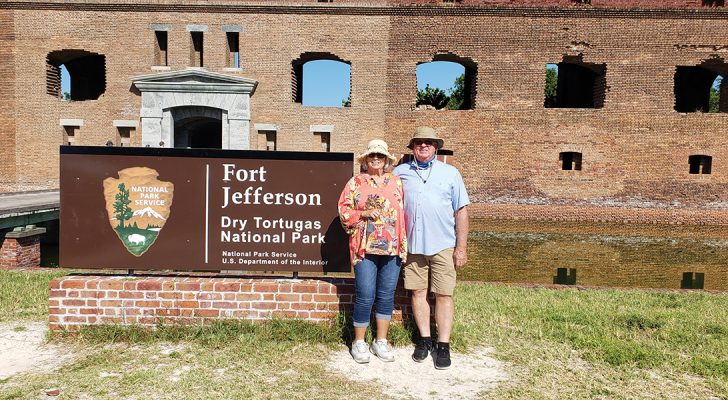 David Butler and Sue Suggs from Lincoln,  members of Coosa Valley EC, traveled to the Dry Tortugas  National Park and took Alabama Living along. The park and Fort Jefferson are 70 miles west of Key West, Florida.